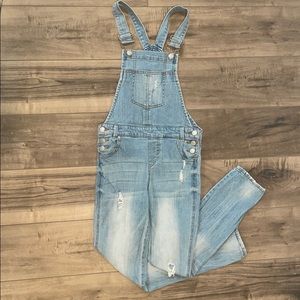 Denim Overalls Girls